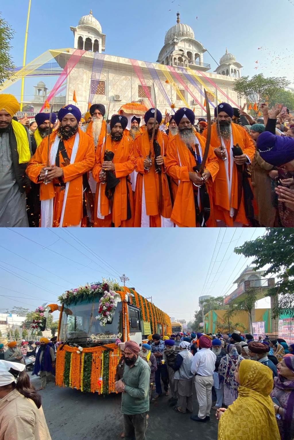 Shaheedi Nagar Kirtan commenced from Assam now proceeds from Gurdwara Sri Charan Kanwal Sahib Machhiwara to Gurdwara Sri Bhattha Sahib Ropar